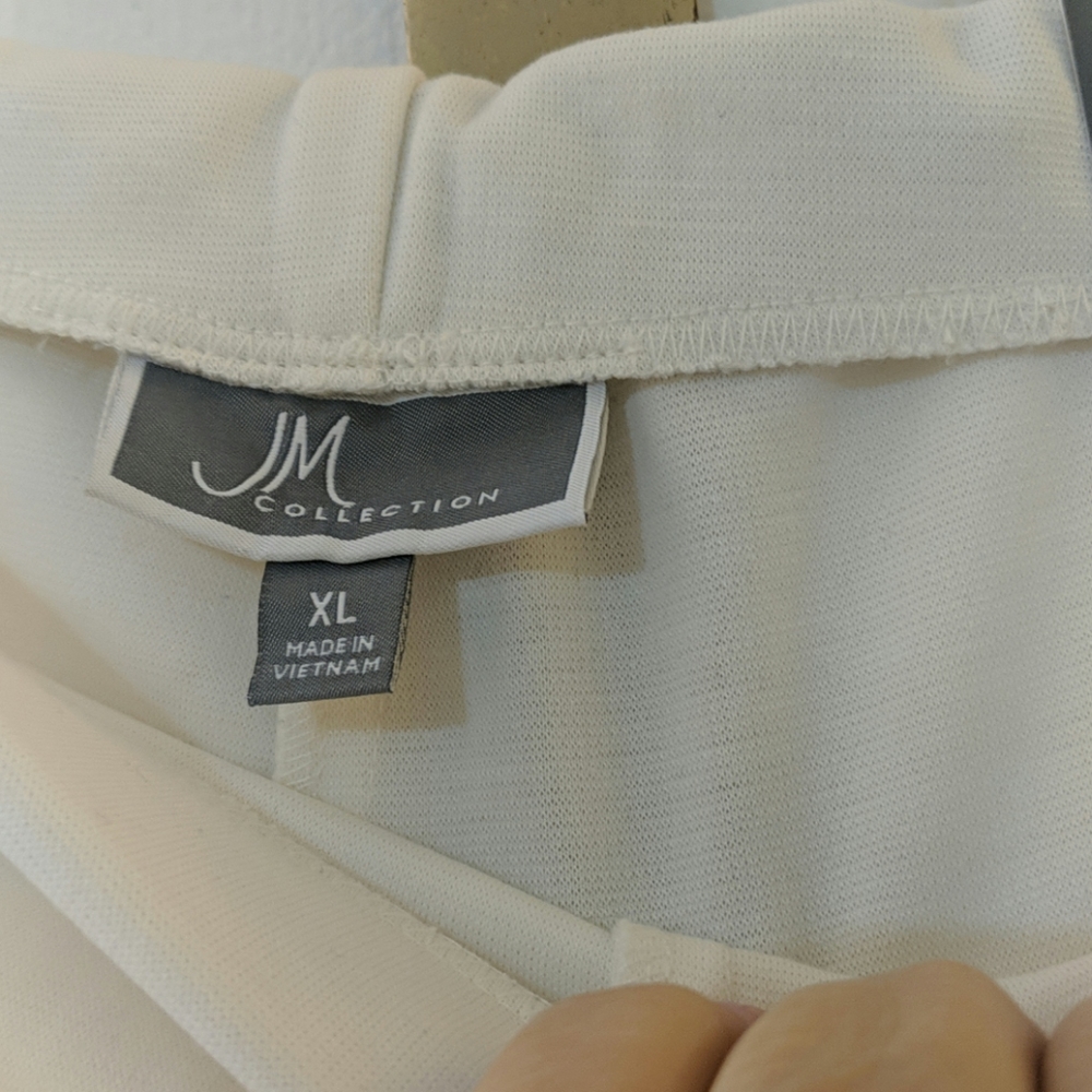 JM Collection Eggshell pants - Picture 3 of 3